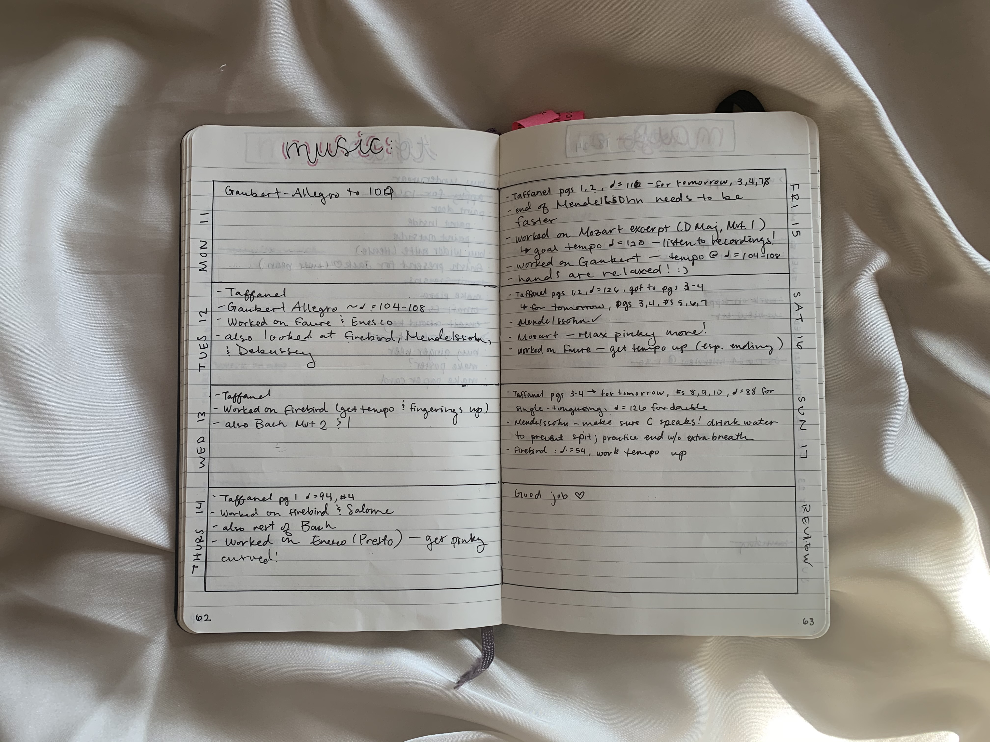 Music journal